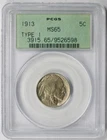 1913 Type 1 Buffalo Nickel 5C MS 65 PCGS OGH