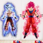3D Cartoon Anime Dragon Ball Wandtattoos PVC Kakarotto Son Goku Wände Dekorieren