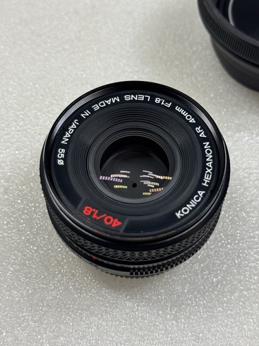 [COMO NUEVO] Lente Konica Hexanon AR 40mm f1.8 Pancake Prime Montaje AR - **WOW** - Imagen 5 de 24