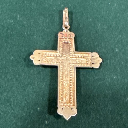 Zwei Tonnen GOLD 14 K (585) KREUZ 45mm x 32mm; 2,9 Gramm (nagelneu) - Bild 11 von 15