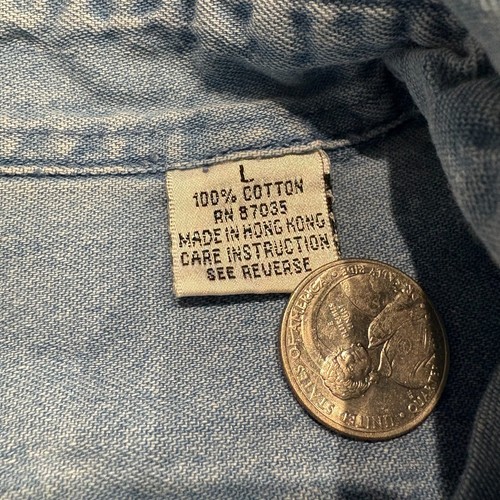 Camisa Vaquera De Colección Looney Tunes Silvestre Piolín Pato Lucas Girasol Escena L - Imagen 6 de 10