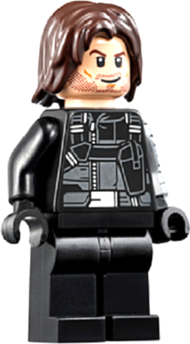 Genuine LEGO Super Heroes: Civil War WINTER SOLDIER sh0257 Minifigure **NEW** - Picture 2 of 2