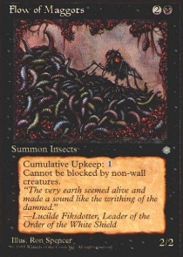 4x MTG Flow of Maggots, Moderate Play, English Ice Age - Picture 1 of 1