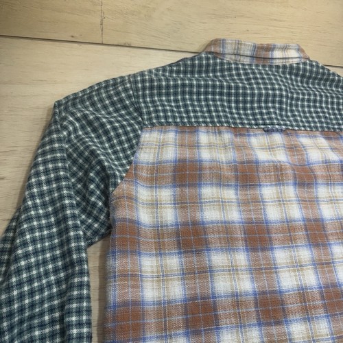 Camicia di flanella American Eagle patchwork con bottoni XL - Foto 19 di 22