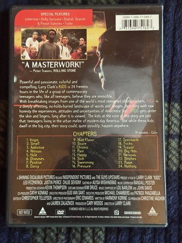 KIDS 1995 LARRY CLARK DVD - Picture 2 of 4