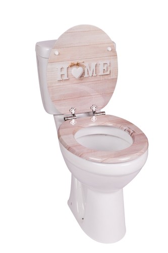 18" UNIVERSAL BATHROOM MDF WC TOILET SEAT NOVELTY EASY FIT +FITTINGS WOODEN W/C - Picture 390 of 456
