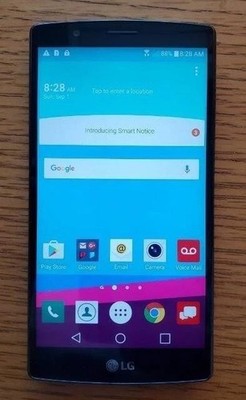 LG G4 VS986 - 32GB Black Verizon/unlocked - USED- leather Black
