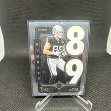 2024 Panini Select - Select Numbers Brock Bowers #12 (RC)
