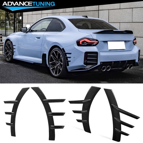 Fits 23-24 BMW G87 M2 Front Rear Arch Spats M Performance Style Dry Carbon Fiber - Picture 1 of 16