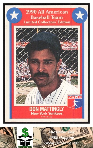 1990 MSA All American Baseball Team #11 Don Mattingly - New York Yankees