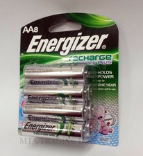 Energizer Recharge Rechargeable AA Battery 2300mAh NiMH 8 pack