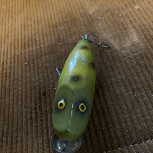Arnold Wood Surface Plug 2.5” In Frog Tack eye Collectable - Picture 5 of 14
