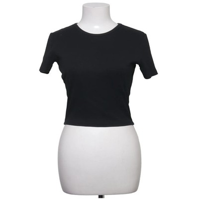 Pull & Bear, T-shirt, Größe: XL, Schwarz, Baumwolle/Elasthan, Einfarbig #BKf