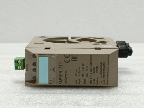 SAMSON 6111-0 020111710110000.00 I/P Converter 4-20mA Neu Hutschieneneinheit - Bild 3 von 9
