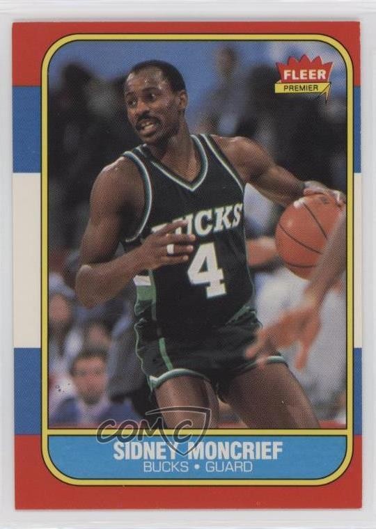1986-87 Fleer Sidney Moncrief #75 HOF 8d4