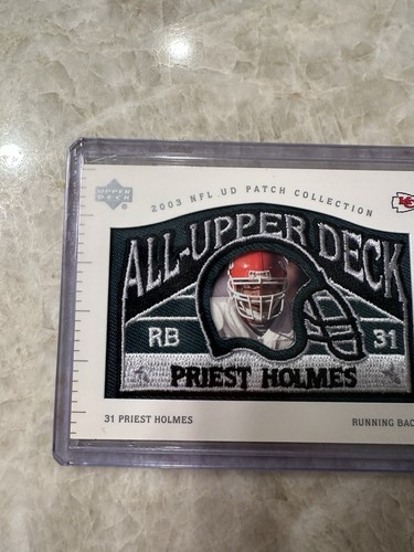 2003 Upper Deck UD Patch Collection All-Upper Deck Priest Holmes #UD-16 - Picture 2 of 4