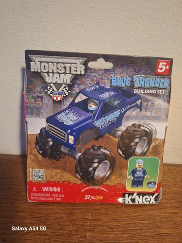 K'NEX Monster Jam Blue Thunder Monster Truck Building Set 37 pieces  - Picture 1 of 4