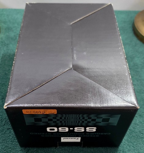 Vintage Sansui SS-60 Stereo Headphones 8Ω, New in the Box - Picture 17 of 17