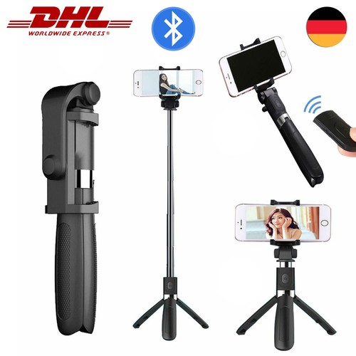 3-in-1 Bluetooth Selfie Stange Stick Halter Tripod Kabellos Remote f. Smartphone - Bild 3 von 14