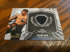 2012 Topps UFC Bloodlines Fighter-Worn Relic Card #188/188 Frank Mir #FR-FM