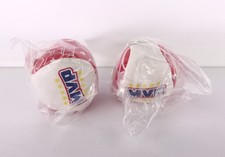 Kids Hacky Sack Footbag Kickball MVP Champs Red Novelty Kick Sports 2" Set of 2