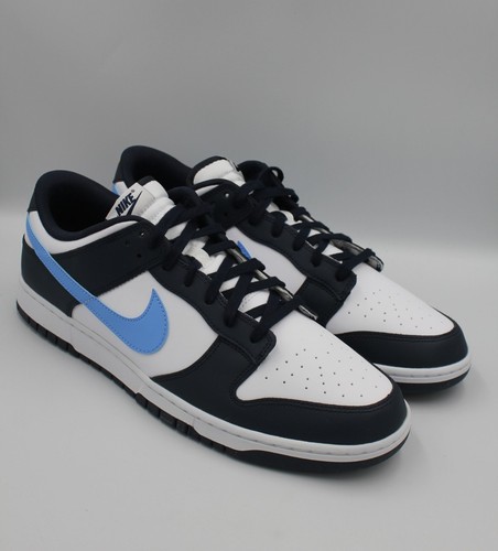 Nike Dunk Low UK 14 EU 49.5 US 15 Obsidian White Trainers Shoes FN7800 400 - Picture 2 of 8