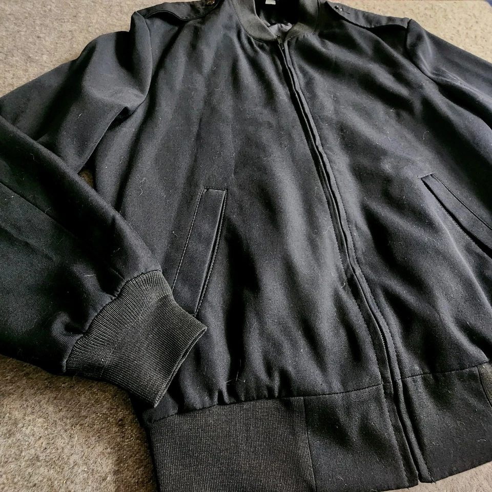 Chaqueta Bomber Neptune Garment Co Vintage Para Hombre 42L Negra 3M Cremallera THINSULATE Foto 2 de 4