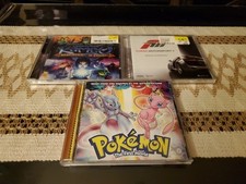 Pokemon The First Movie with Kameo & Forza Motorsport 3 CD soundtracks