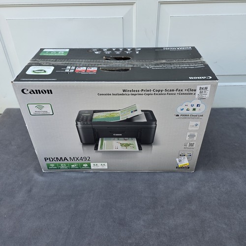 Canon MX492 Wireless All-In-One Printer New Open Box - Picture 4 of 5