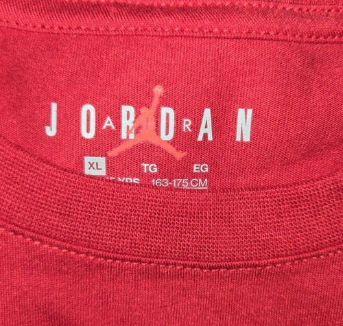 Air Jordan Graphic T Shirt Red Boys XL 13/15 Yrs Michael Jordan New - Picture 8 of 8
