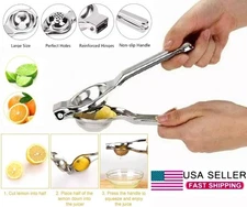 Stainless Steel Kitchen & Bar Lemon Orange Lime Squeezer Juicer Hand Press Tool