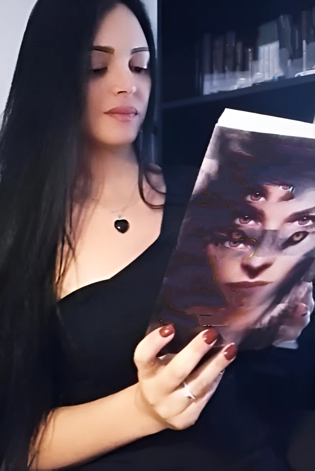 Collana con Cuore Nero Ossidiana pietre dure e Catena Acciaio inox argento Donna - Immagine 4 di 4