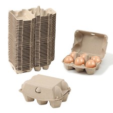 40 Pack Egg Cartons Cheap Bulk, 6 Count Egg Storage Containers Holder, Sturdy Na