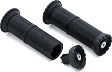 Kuryakyn 3587 Riot Handlebar Grips for 7/8" Handlebars, Satin Black, 1 Pair