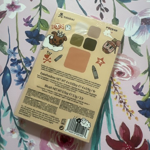 Tokidoki Vegas LION PAPPA Paleta Compacta 4 Sombras de Ojos Marrón y 1 Rubor Melocotón - Imagen 5 de 5