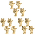  12 PCs Box Bein Holzfall Eckschutz Zinklegierung Schmuckschachtel