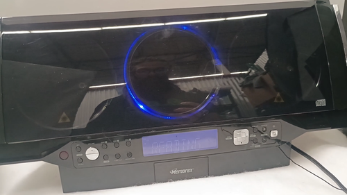 Memorex MX4143 3-CD Changer Micro Shelf System AM/FM Radio Stereo Player Black - Video 1 of 1
