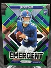 2025 Panini Prizm - Emergent Jaxson Dart #6 Green Prizm (RC)