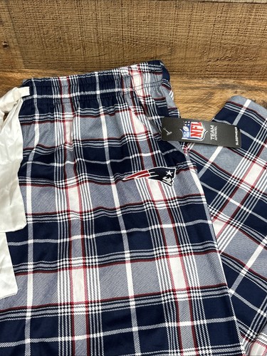New England Patriots Hose Damen XL kariert Nachtwäsche NFL Football Team Bekleidung - Bild 2 von 5