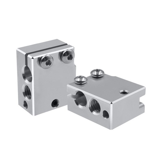 Upgrade Metal Volcano Heater Block Hotend Head For E3D Hotend V6 Extruder PT100 - Photo 9/10