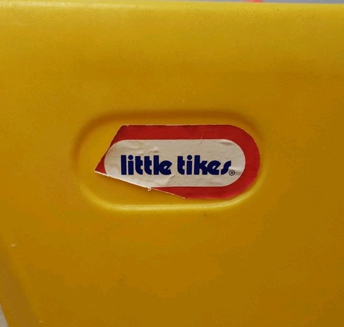 Vintage Little Tikes Lil Shopper gelb Einkaufswagen Lebensmittelgeschäft blaue Räder - Bild 6 von 24