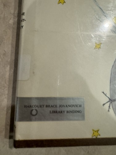 Antoine de Saint-Exupery The Little Prince 1943 Library Edition HC/DJ - Picture 4 of 11