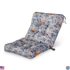 Vera Bradley Water-Resistant Patio Chair Cushion, 21"x19"x22.5", Rain Forest