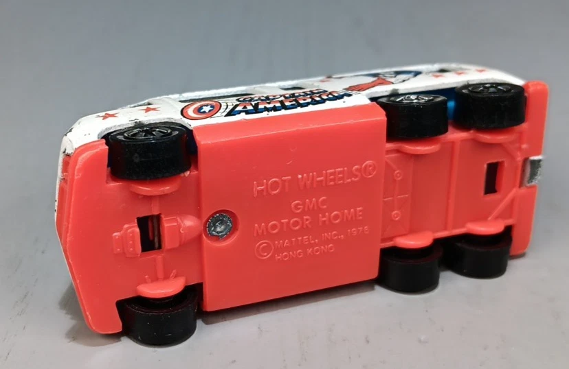 Autocaravana GMC Hong Kong 1976 máquina de escena Capitán América Hot Wheels Hong Kong Foto 4 de 4