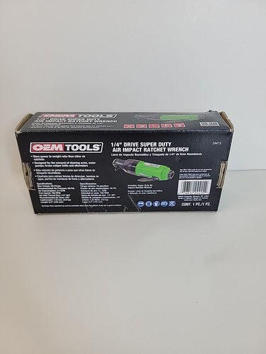 OEMTOOLS 24415 1/4" Drive Super Duty Trinquete de Impacto de Aire, Par Máximo de 50 Lb/Pie, - Imagen 3 de 5