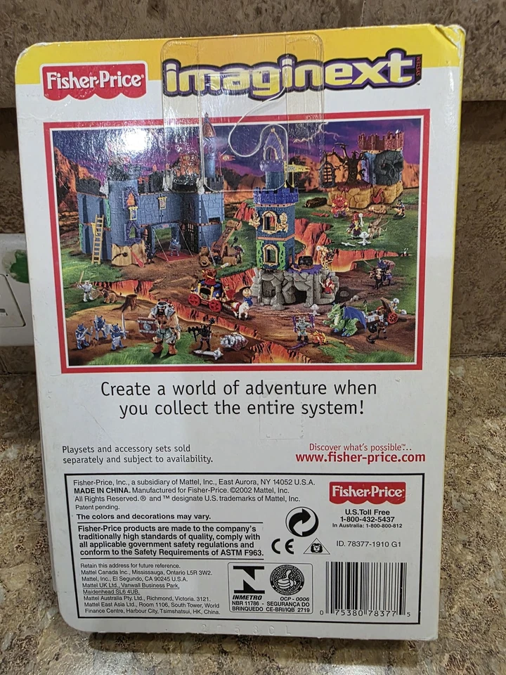 Juego de figuras vintage Fisher-Price Imaginext Battle Knight 78377 castillo 2002 Foto 3 de 4