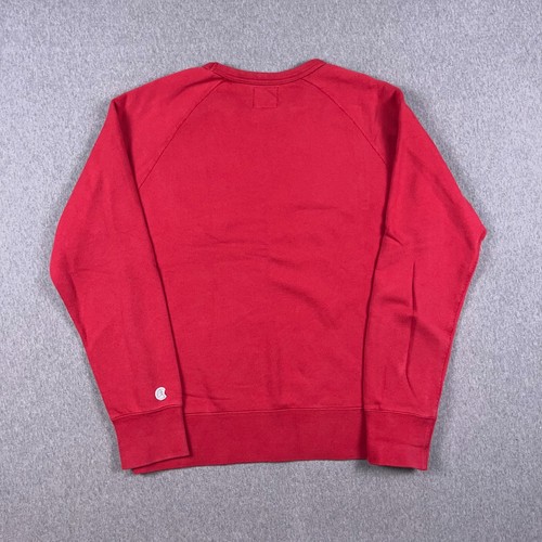 Todd Snyder Champion Sweatshirt Mens Large Raglan Pocket Crewneck Red - Picture 9 of 12