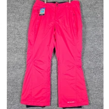 Columbia Modern Mountain 2.0 Waterproof Ski Snow Pants Womens 1X Pink