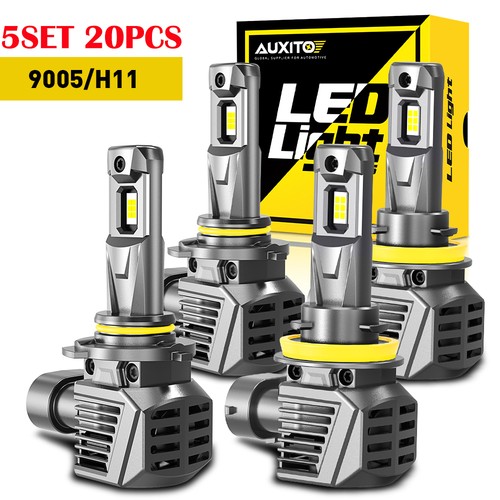 Combo 9005+H11+9006 LED Headlight Bulb Low High Beam Kit 6500K White 60000LM EXC - Picture 38 of 54
