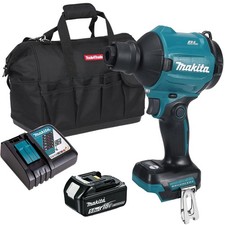 Image of Makita DAS180Z 18V LXT Brushless Dust Blower 1 x 5.0Ah Battery Charger & Bag